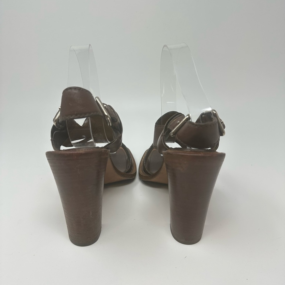 PRADA Pumps Sandals Brown Women's EU 38/US8 - Picture 10 of 16